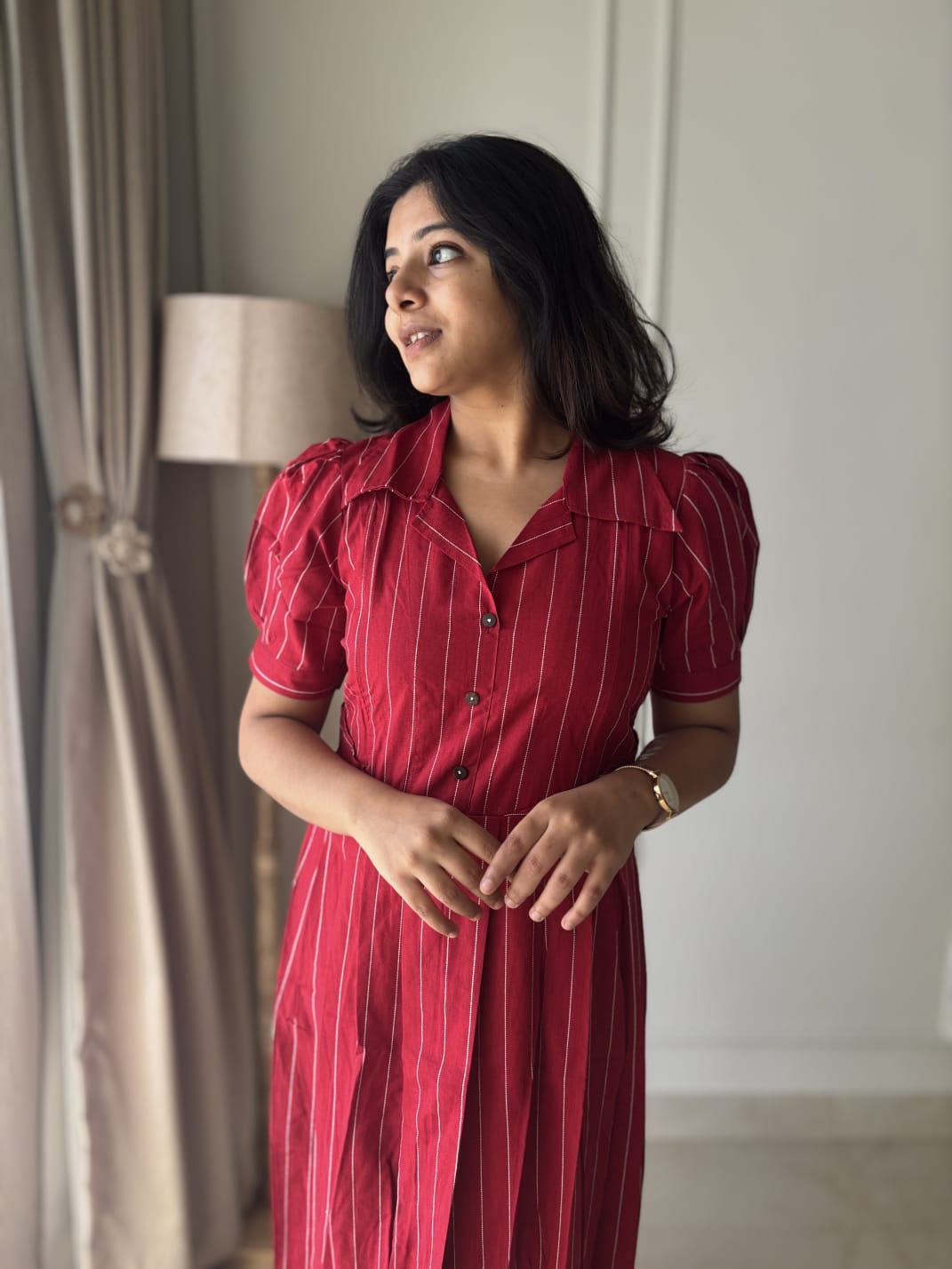 Cherry Maternity Feeding Dress
