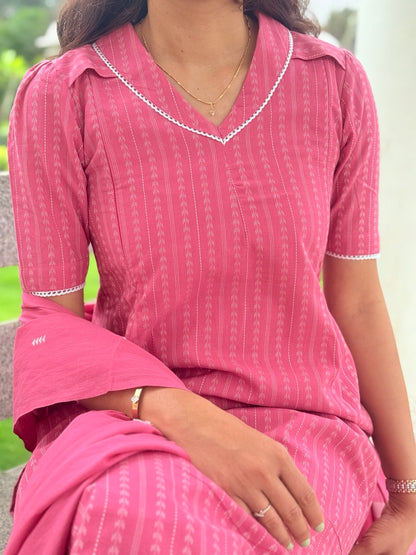 Paint me pink Maternity Feeding Salwar Set