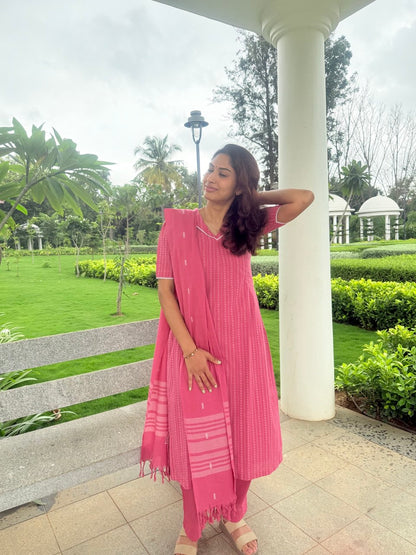 Paint me pink Maternity Feeding Salwar Set