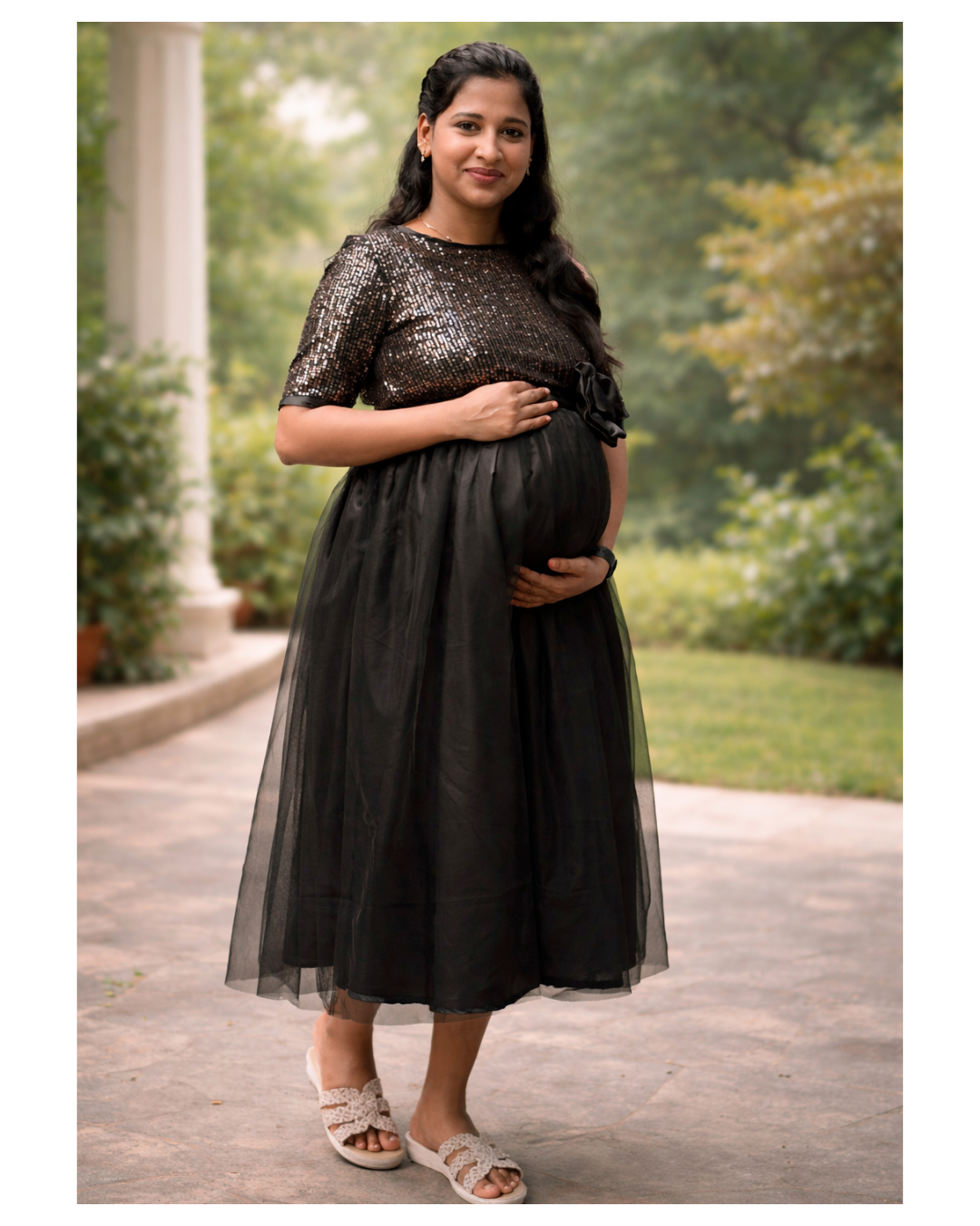 Jus Shine Maternity Feeding Dress