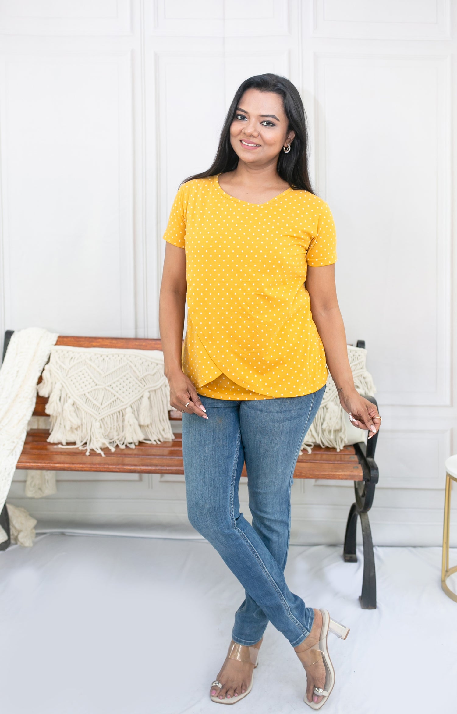 Sunshine Dots zipless Feeding T-Shirt