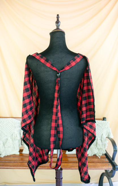 Plaid Feeding Apron