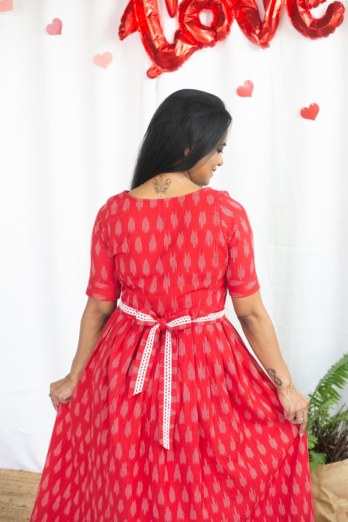 Love Frequency Maternity Feeding Dress