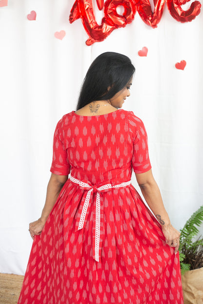 Love Frequency Maternity Feeding Dress