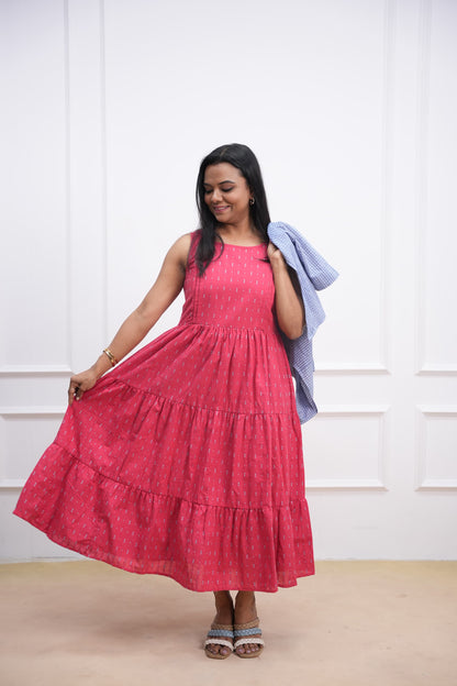 Checks &amp; Charms Maternity Feeding Dress