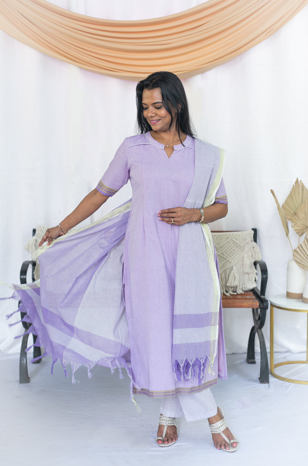 Berry Ice Maternity Feeding salwar