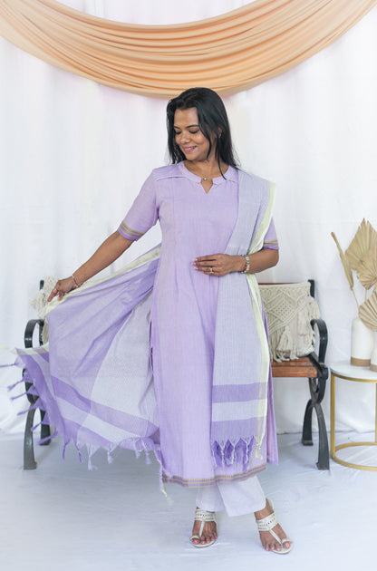 Berry Ice Maternity Feeding salwar