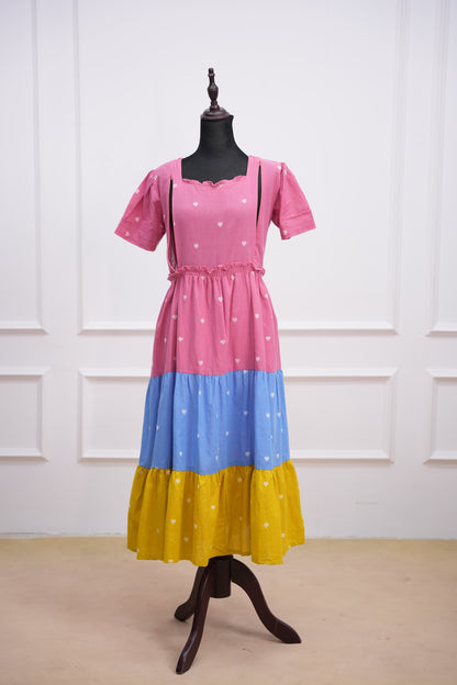 Colour Carnival Maternity Feeding Frock