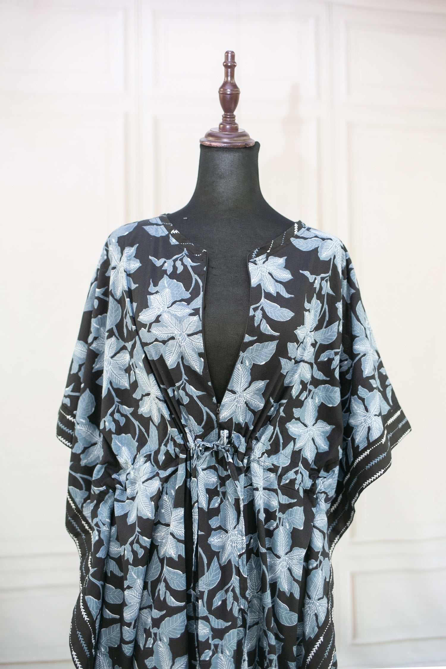 Blue Fern Feeding Kaftan