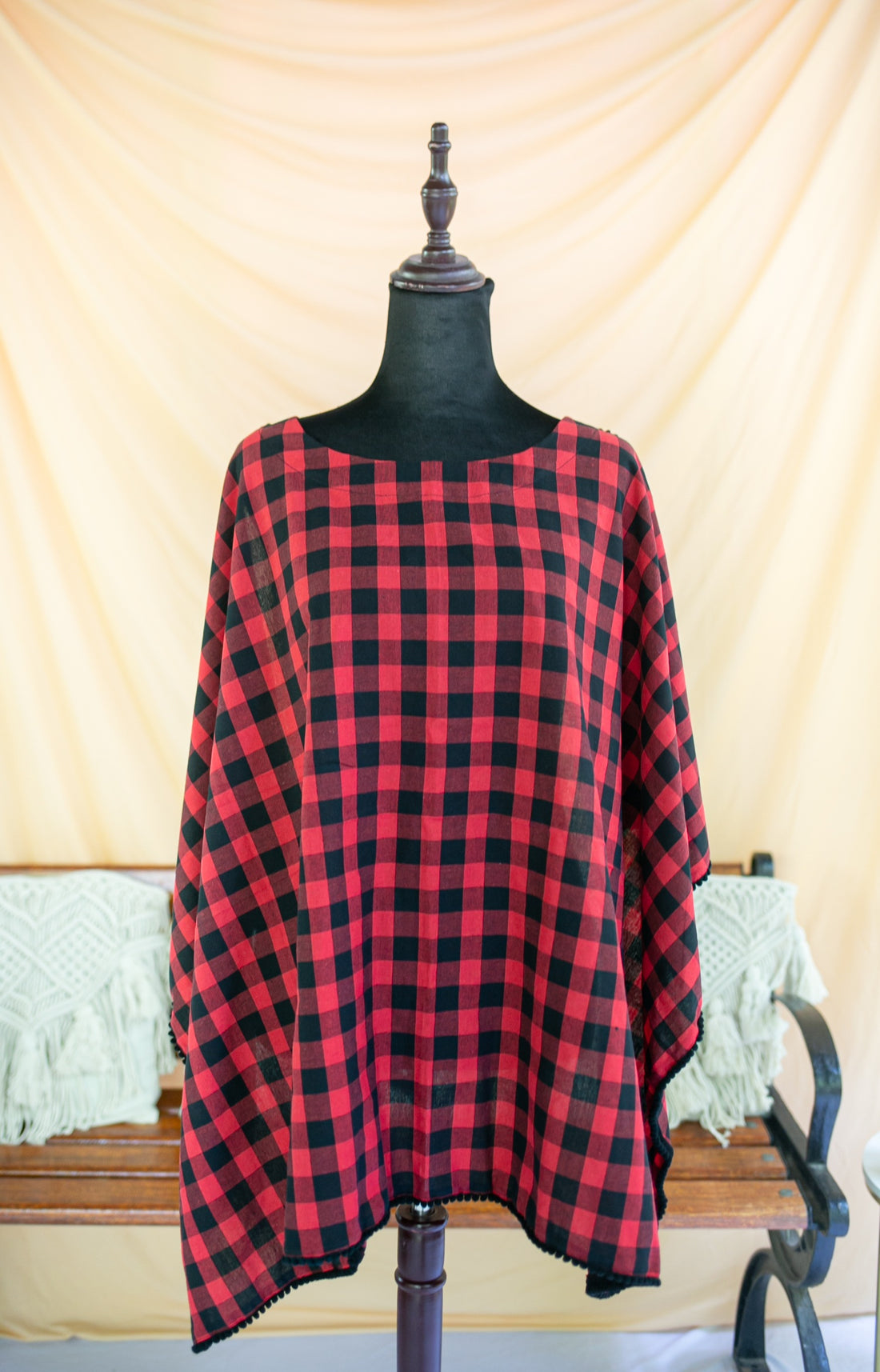 Plaid Feeding Apron