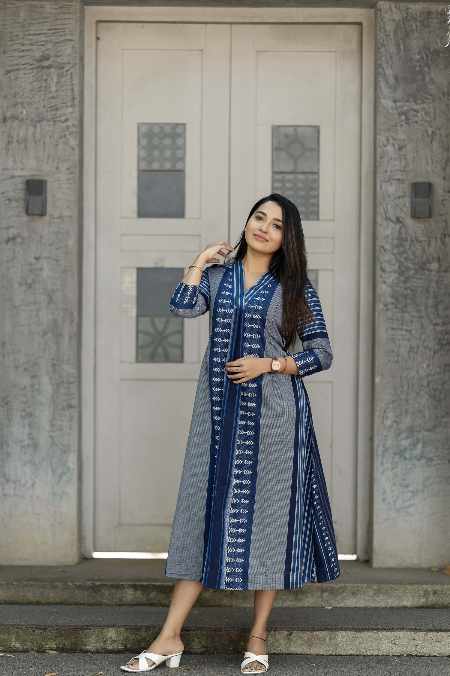 Boho Chic Maternity Feeding Dress