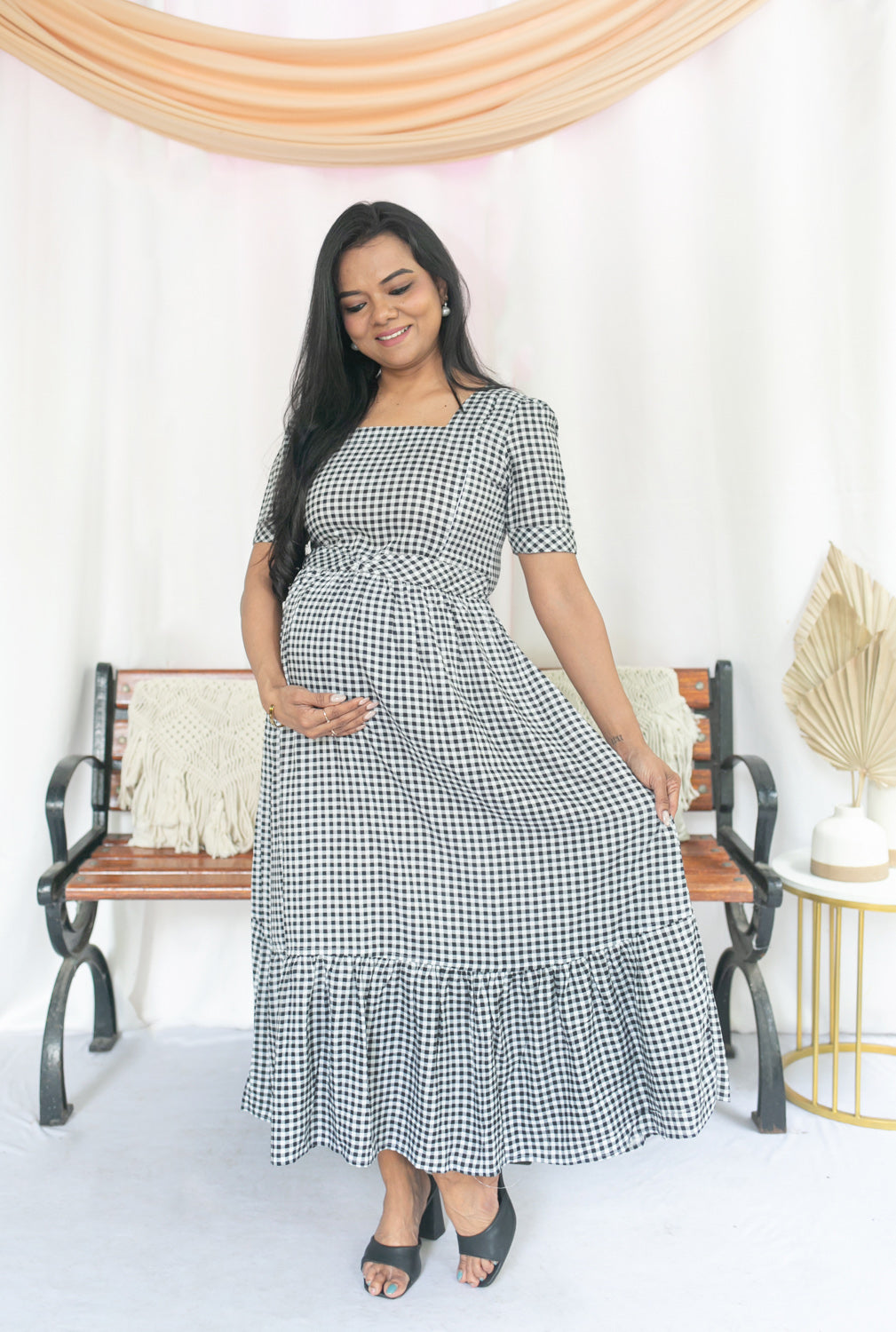 Check on me Maternity Feeding Dress