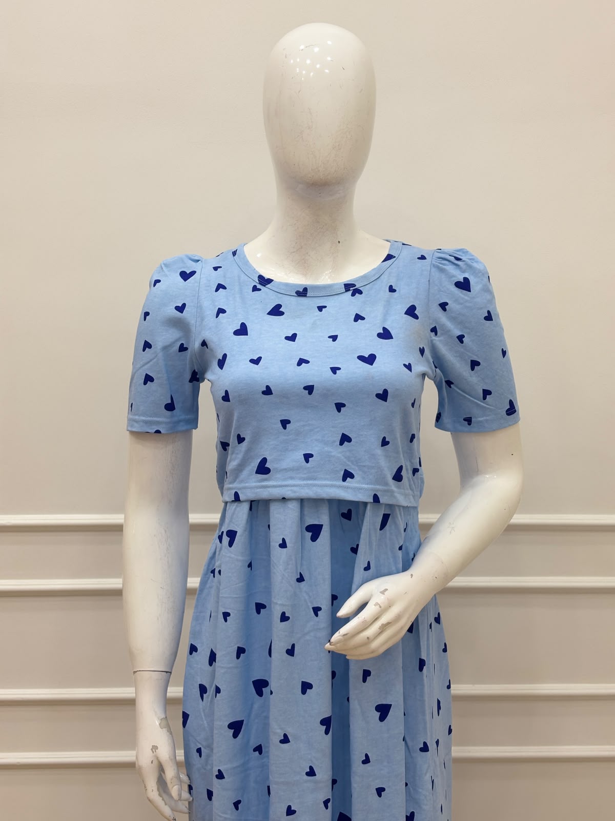 Hearty Blue Zipless Feeding maxi