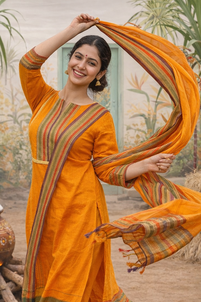 Selvam Maternity Feeding salwar Set