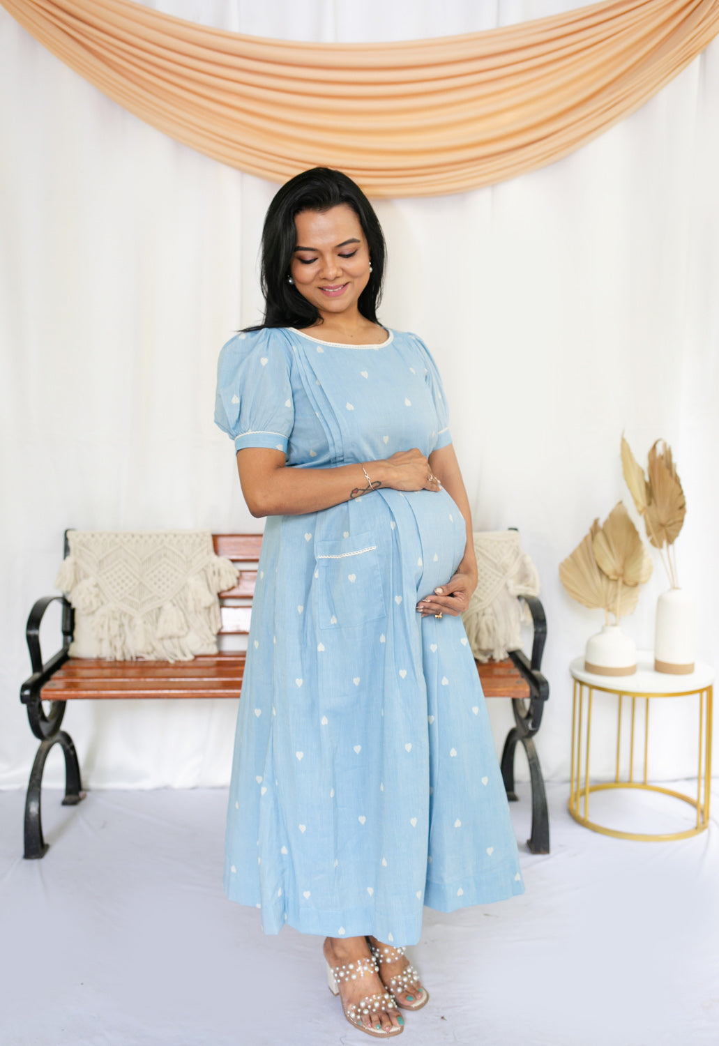 Beautiful Maternity Feeding Frock