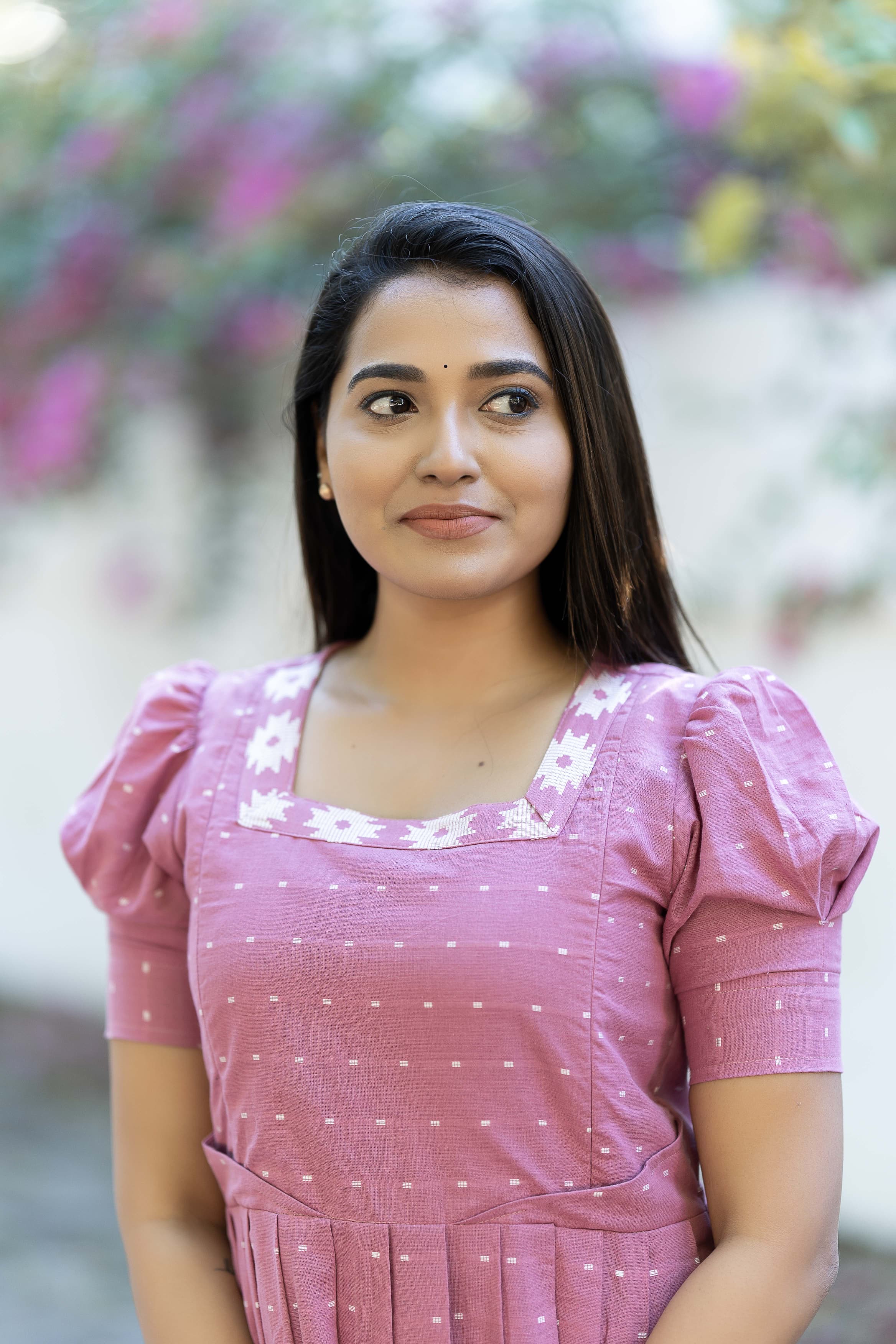 Blush Bloom Maternity Feeding Dress