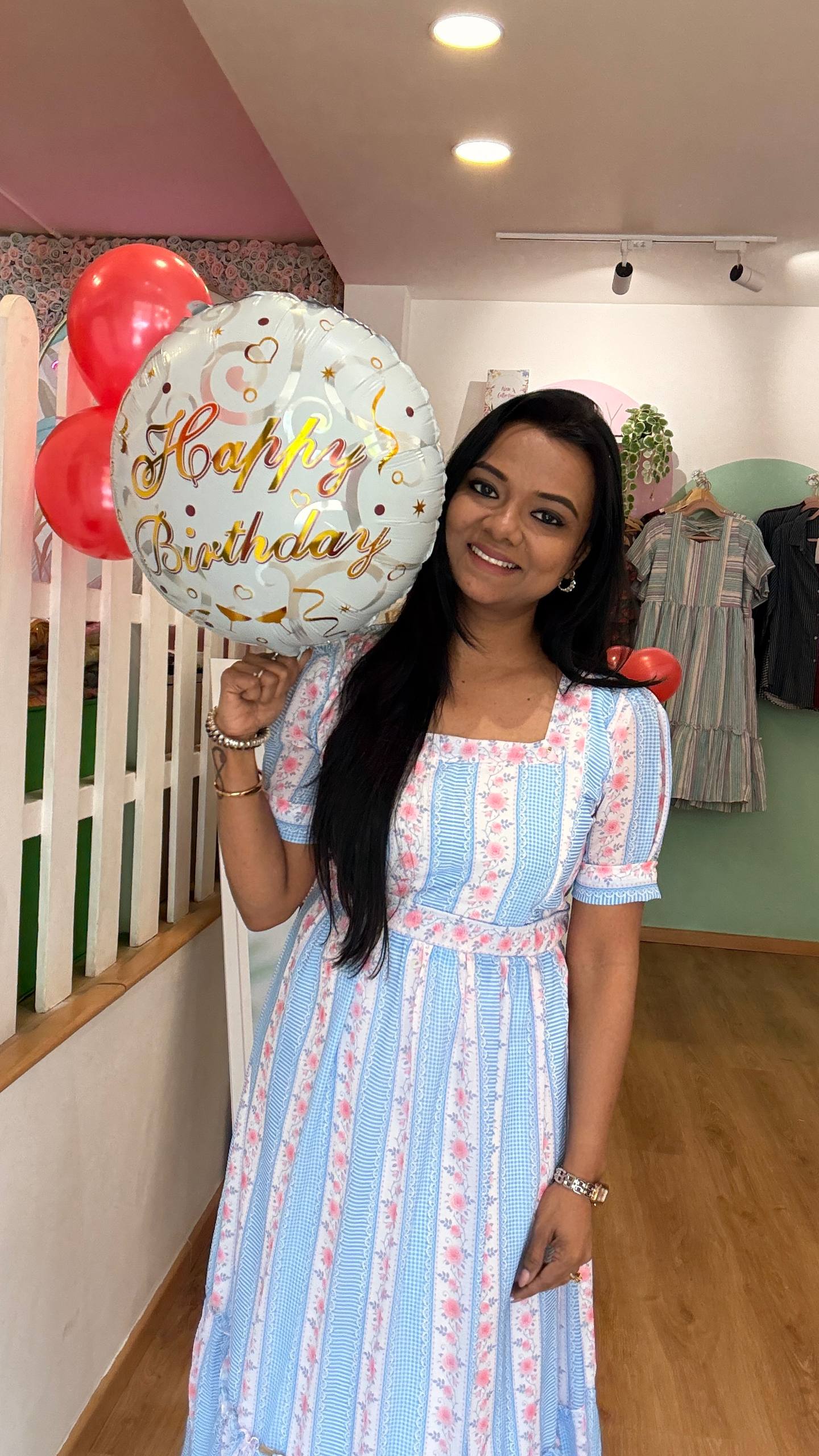 British Rose Maternity Feeding Dress