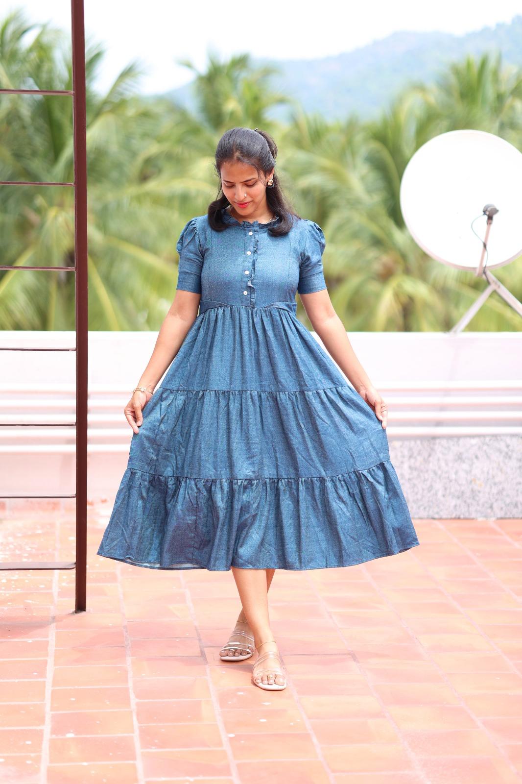 Its Not Denim Maternity Feeding Dress