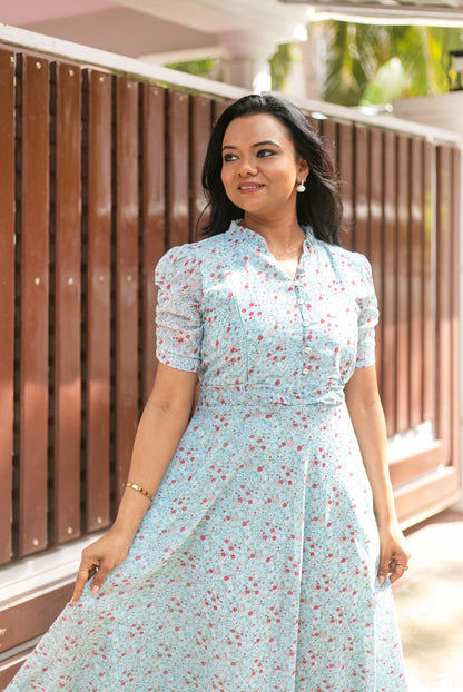 Little Blooms Maternity Feeding Dress