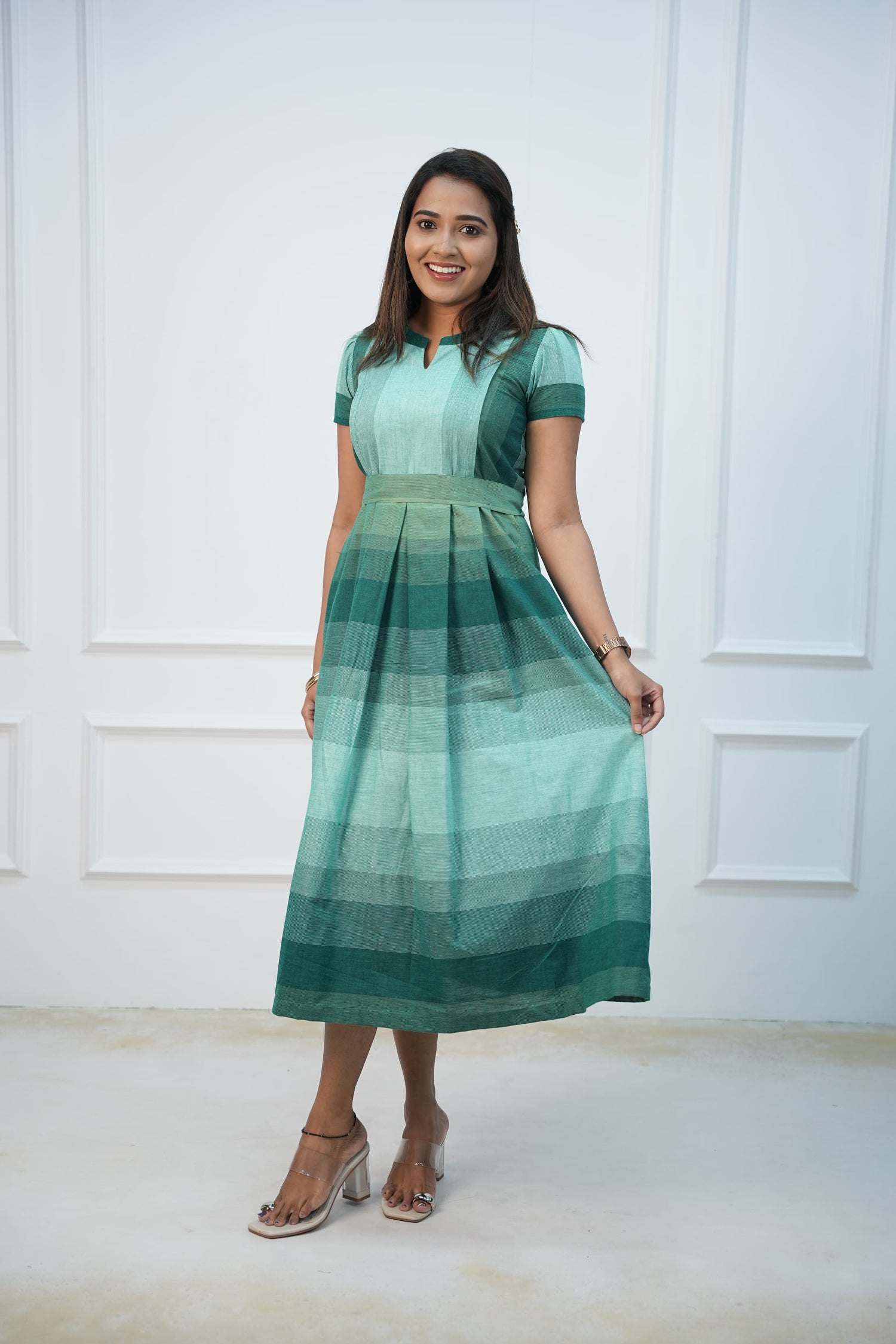Mint Cooler Maternity Feeding Dress