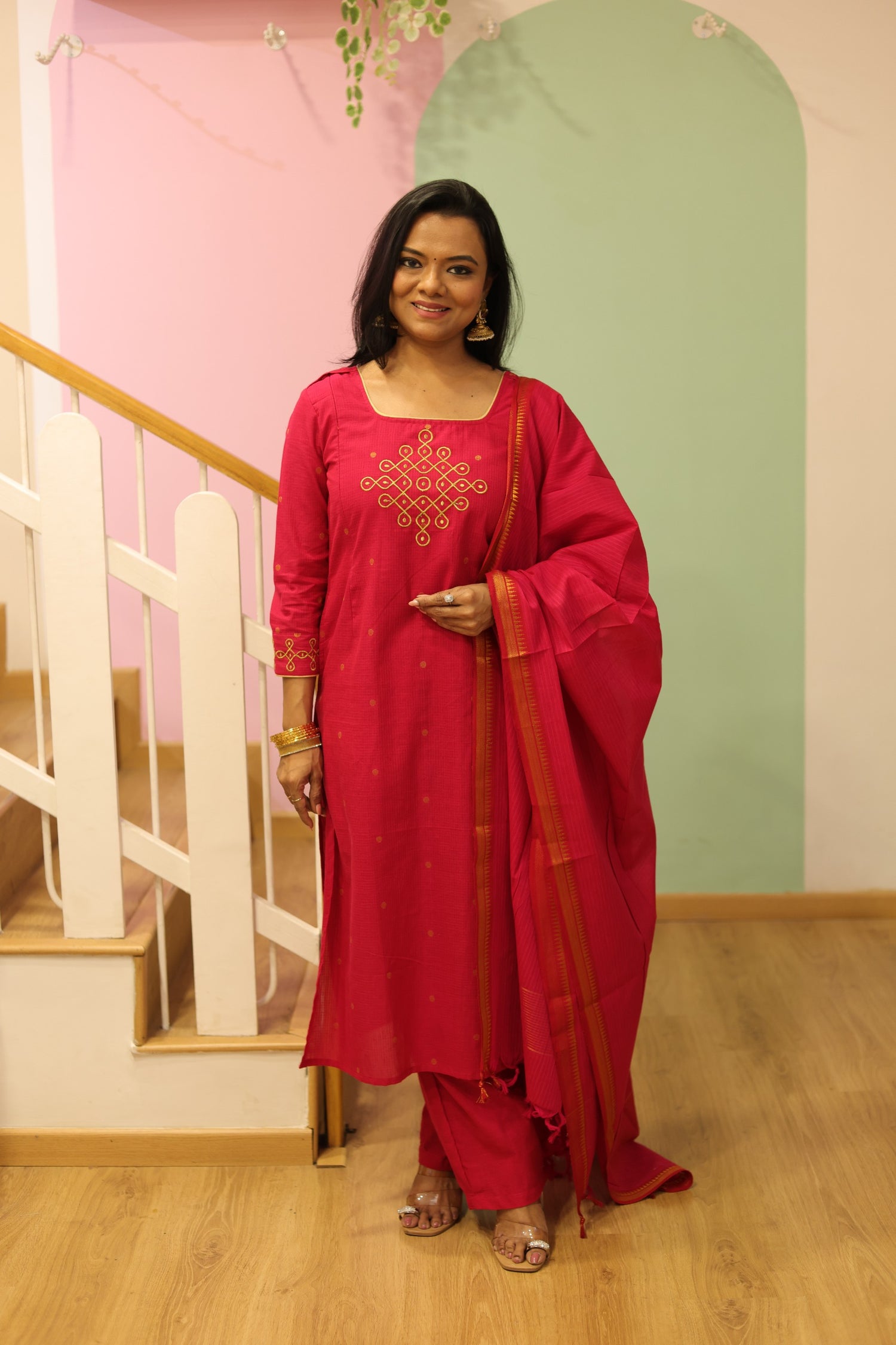 Anbhu Maternity Feeding Salwar Set