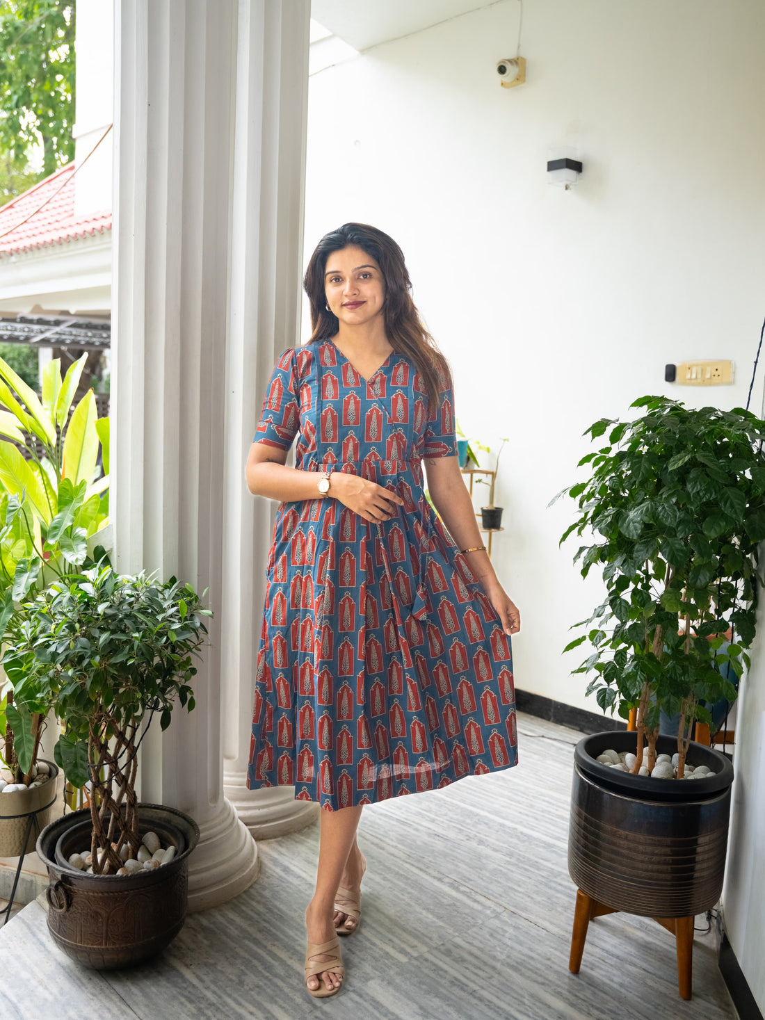 Neela  Maternity Feeding Dress