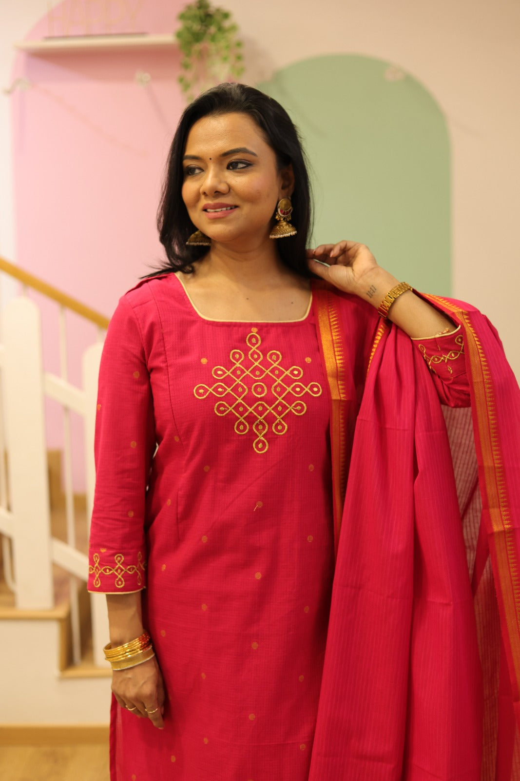 Anbhu Maternity Feeding Salwar Set