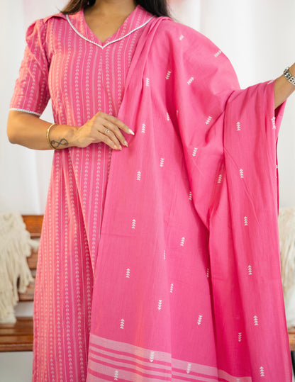 Paint me pink Maternity Feeding Salwar Set