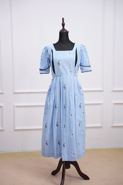 Cloud Berry Maternity Feeding Dress