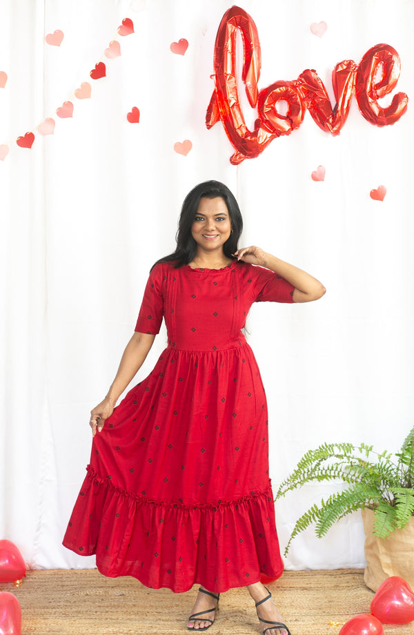 Love Square Maternity Feeding Dress