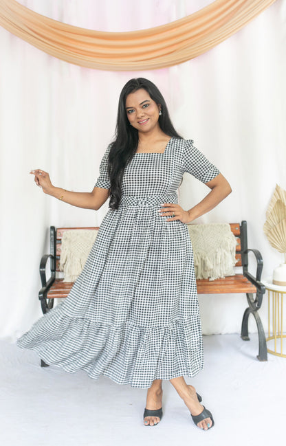 Check on me Maternity Feeding Dress