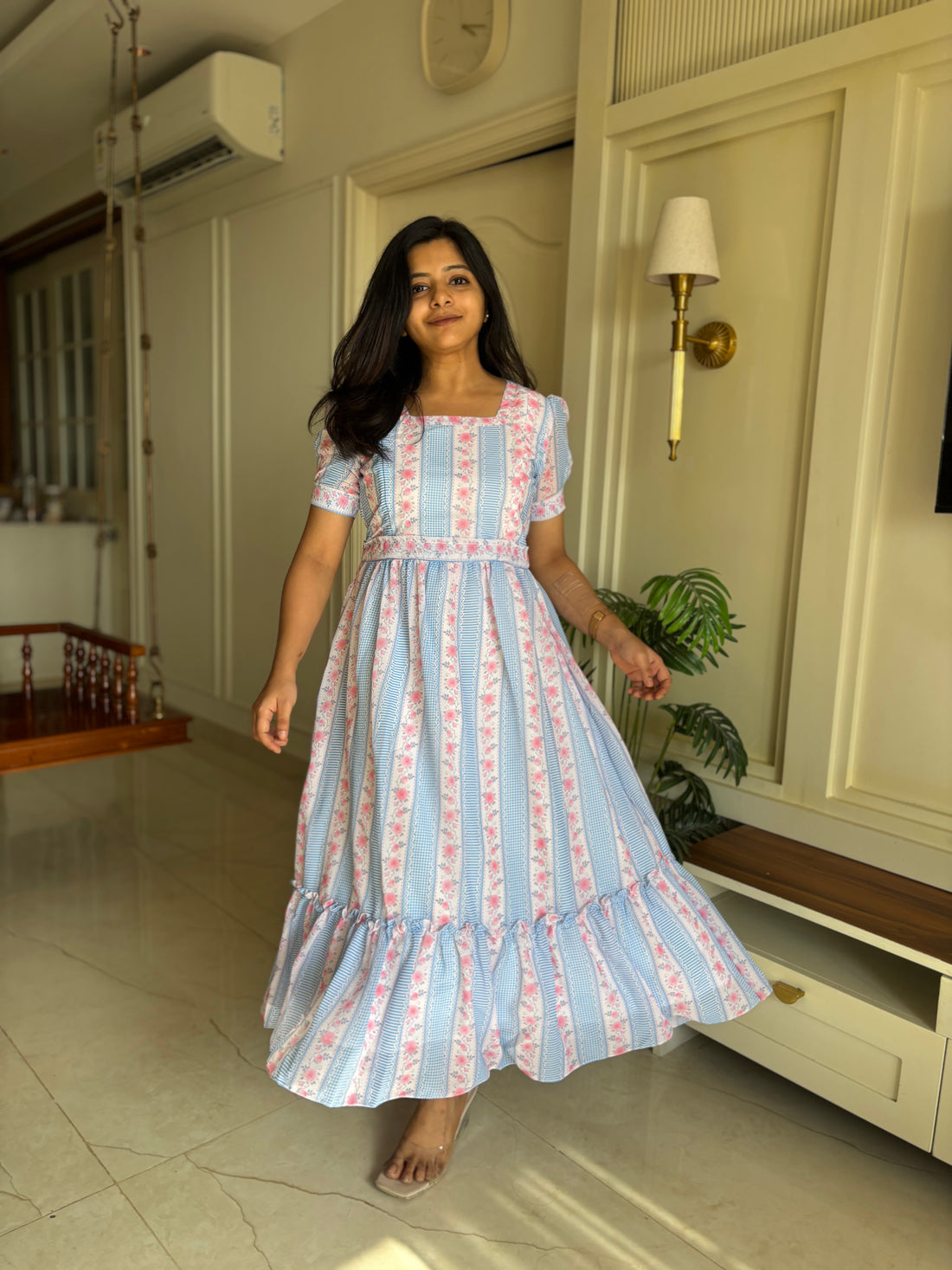 British Rose Maternity Feeding Dress