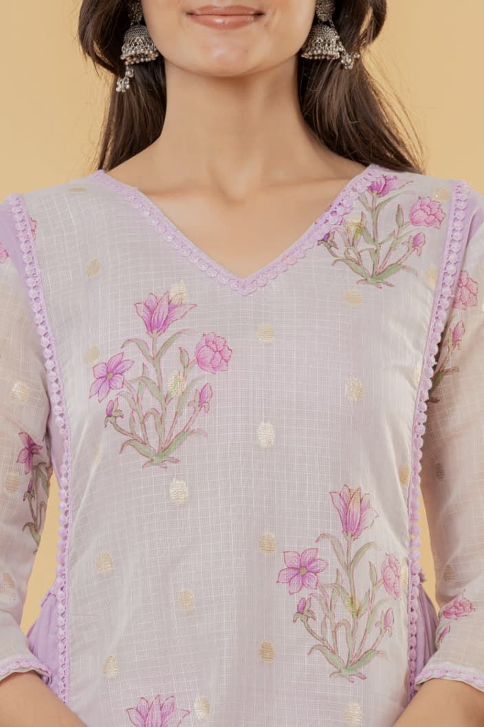 Lovingly Lavenderish Feeding Salwar Set