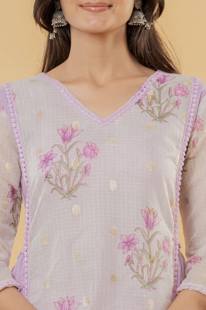 Lovingly Lavenderish Feeding Salwar Set