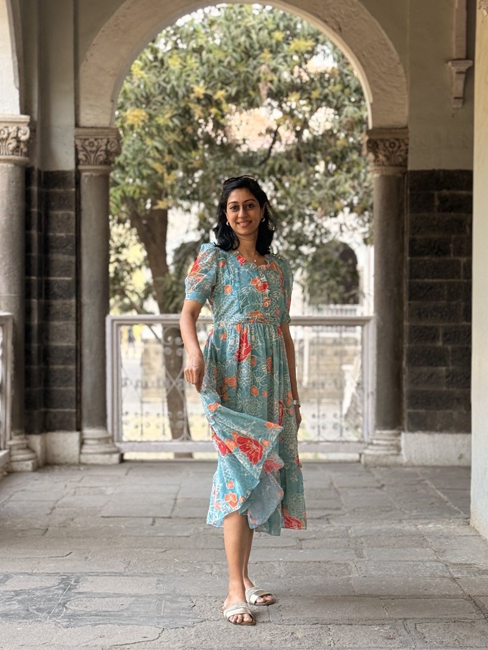 Pretty Petals Maternity Feeding Dress