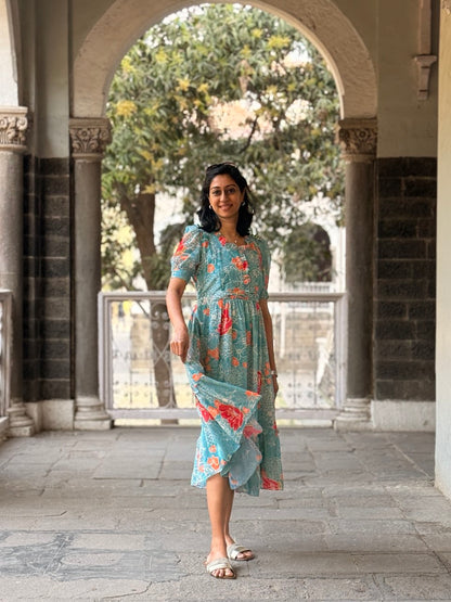 Pretty Petals Maternity Feeding Dress