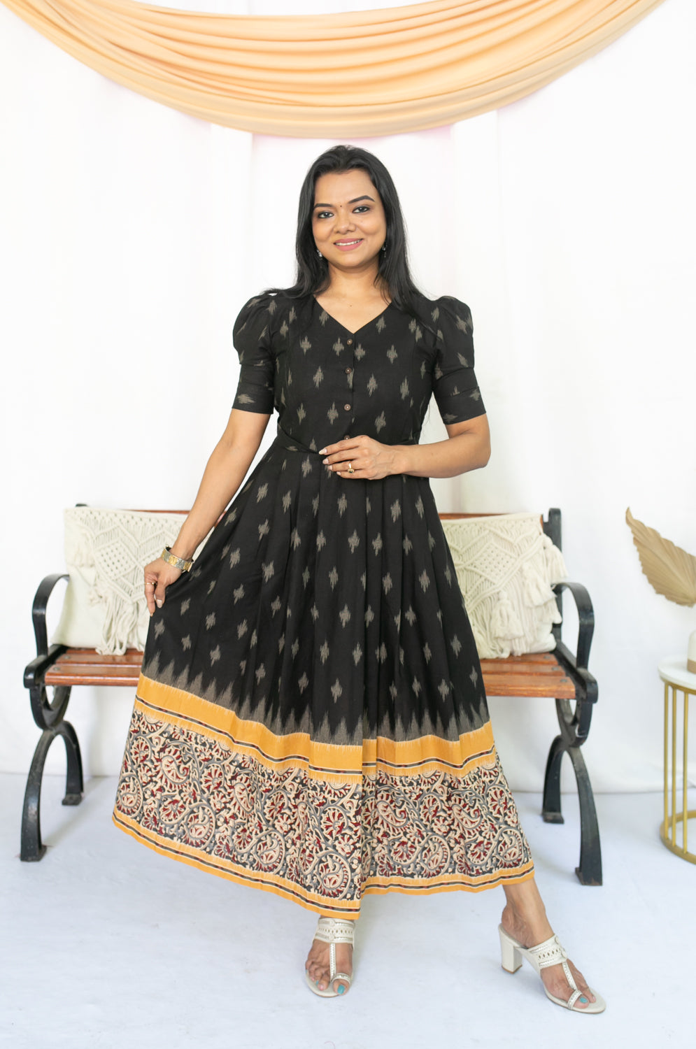 Cinnamon Maternity Feeding Frock