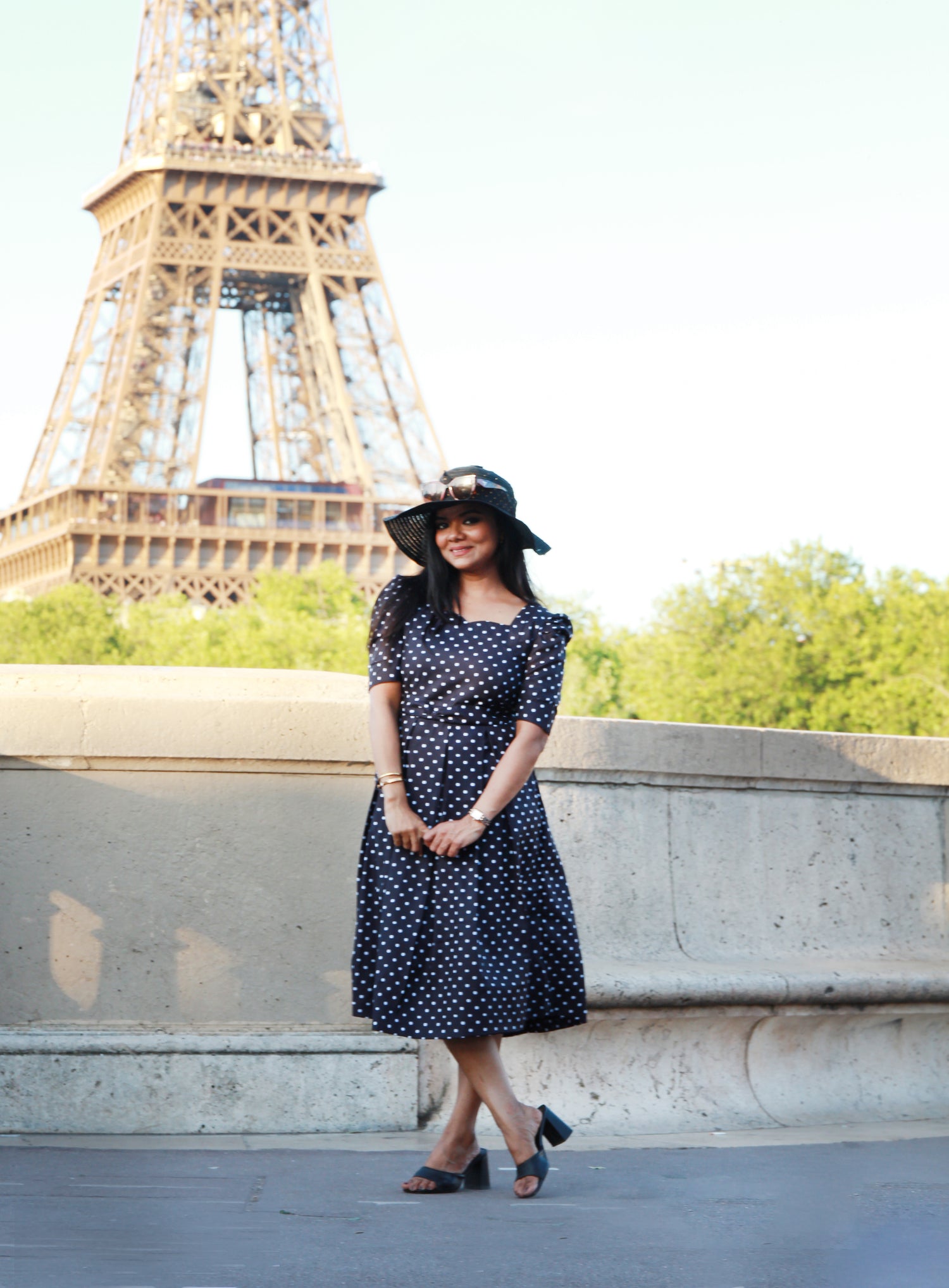 Prettiest polka Maternity Feeding Dress