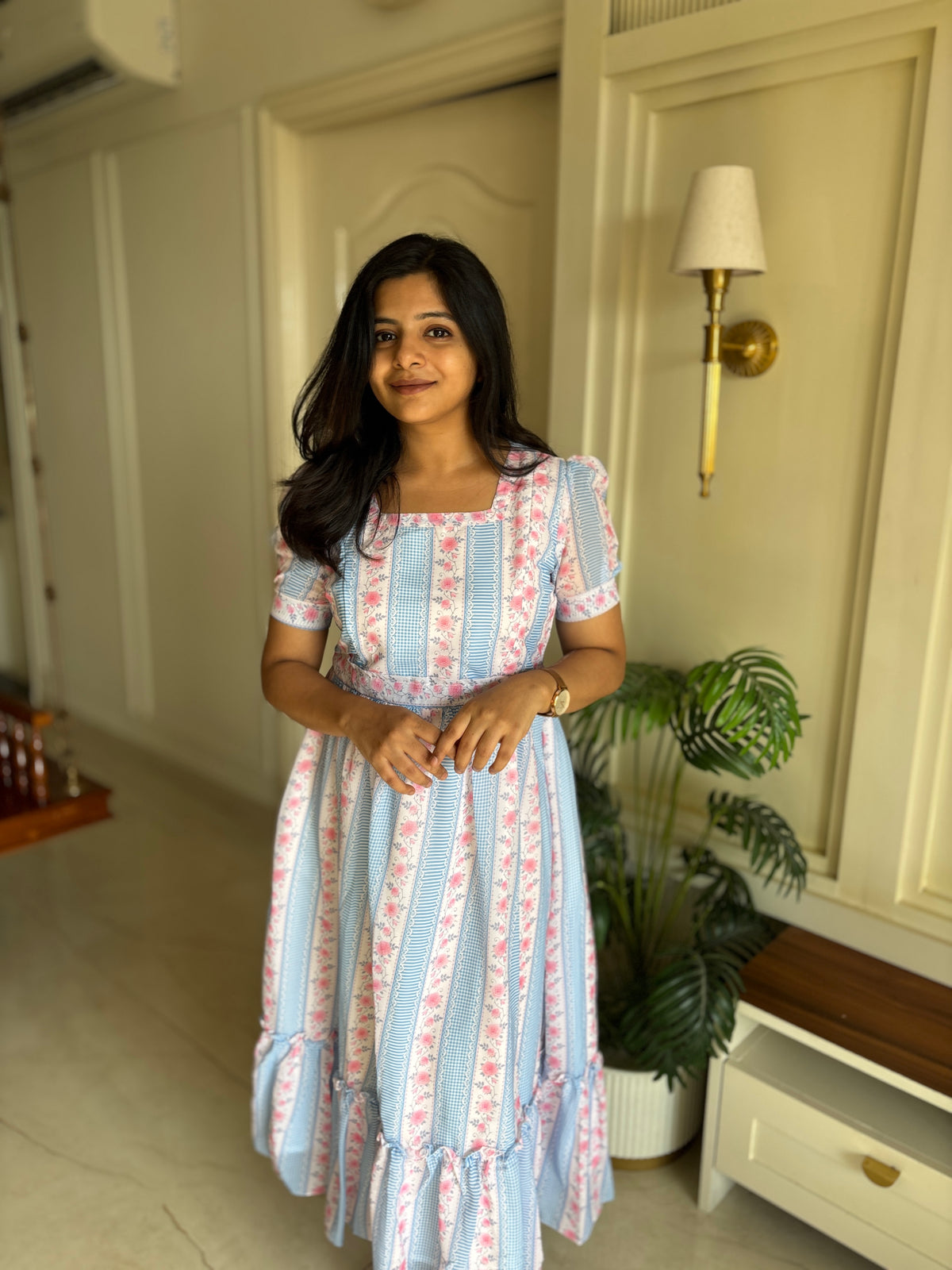 British Rose Maternity Feeding Dress