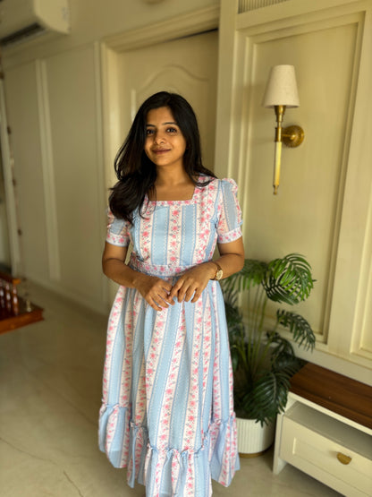 British Rose Maternity Feeding Dress