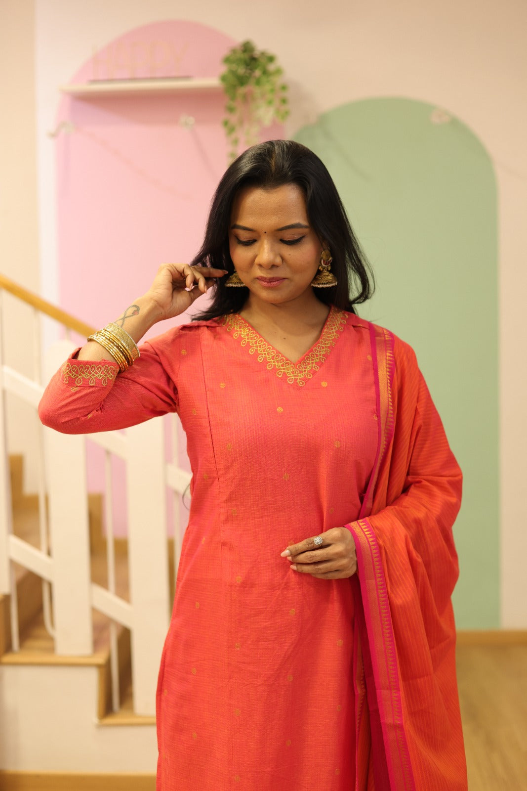 Pugazh Maternity Feeding Salwar Set