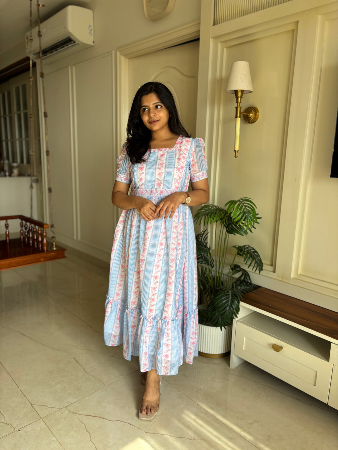 British Rose Maternity Feeding Dress