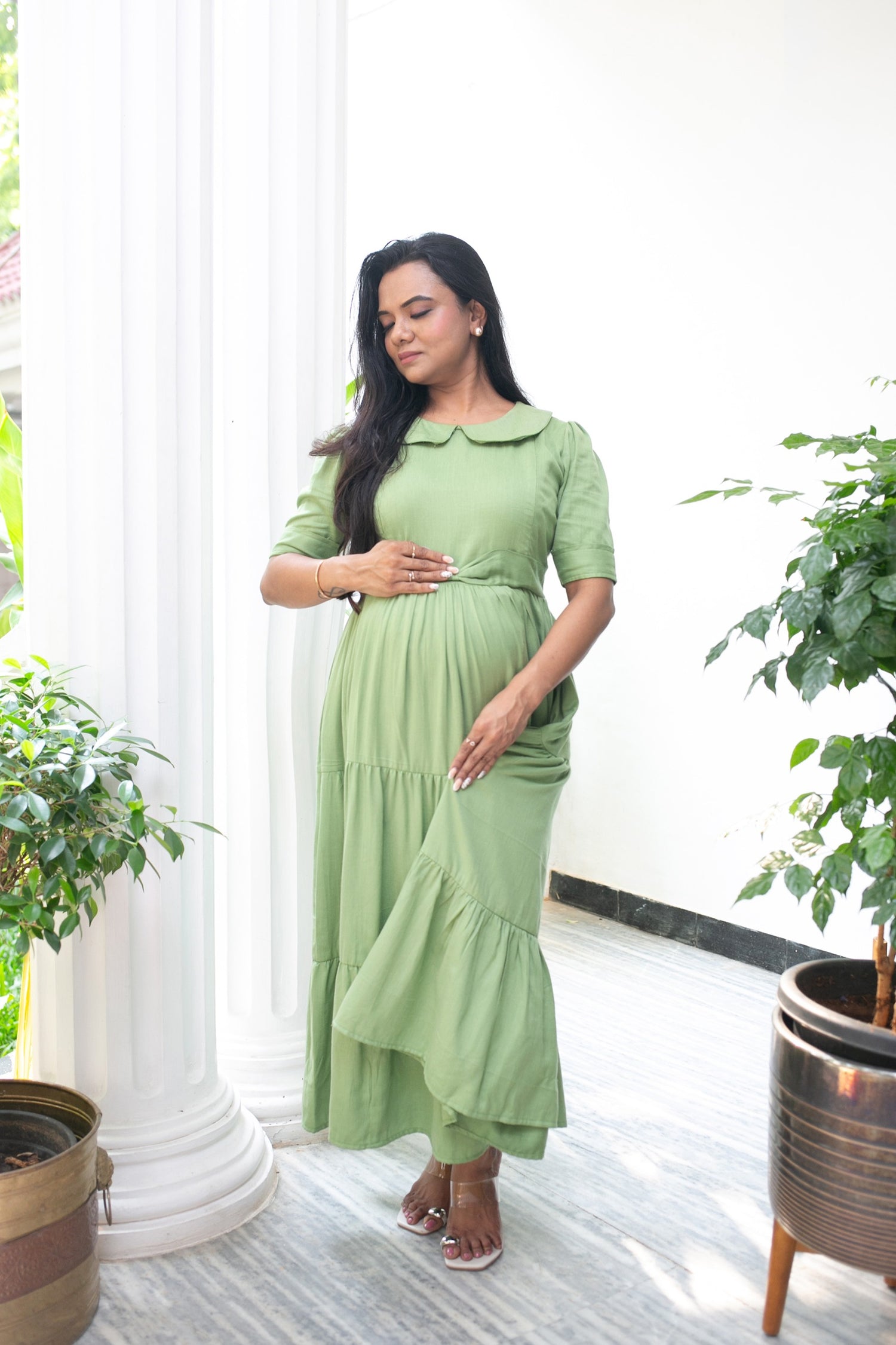 Glow Maternity Feeding Dress