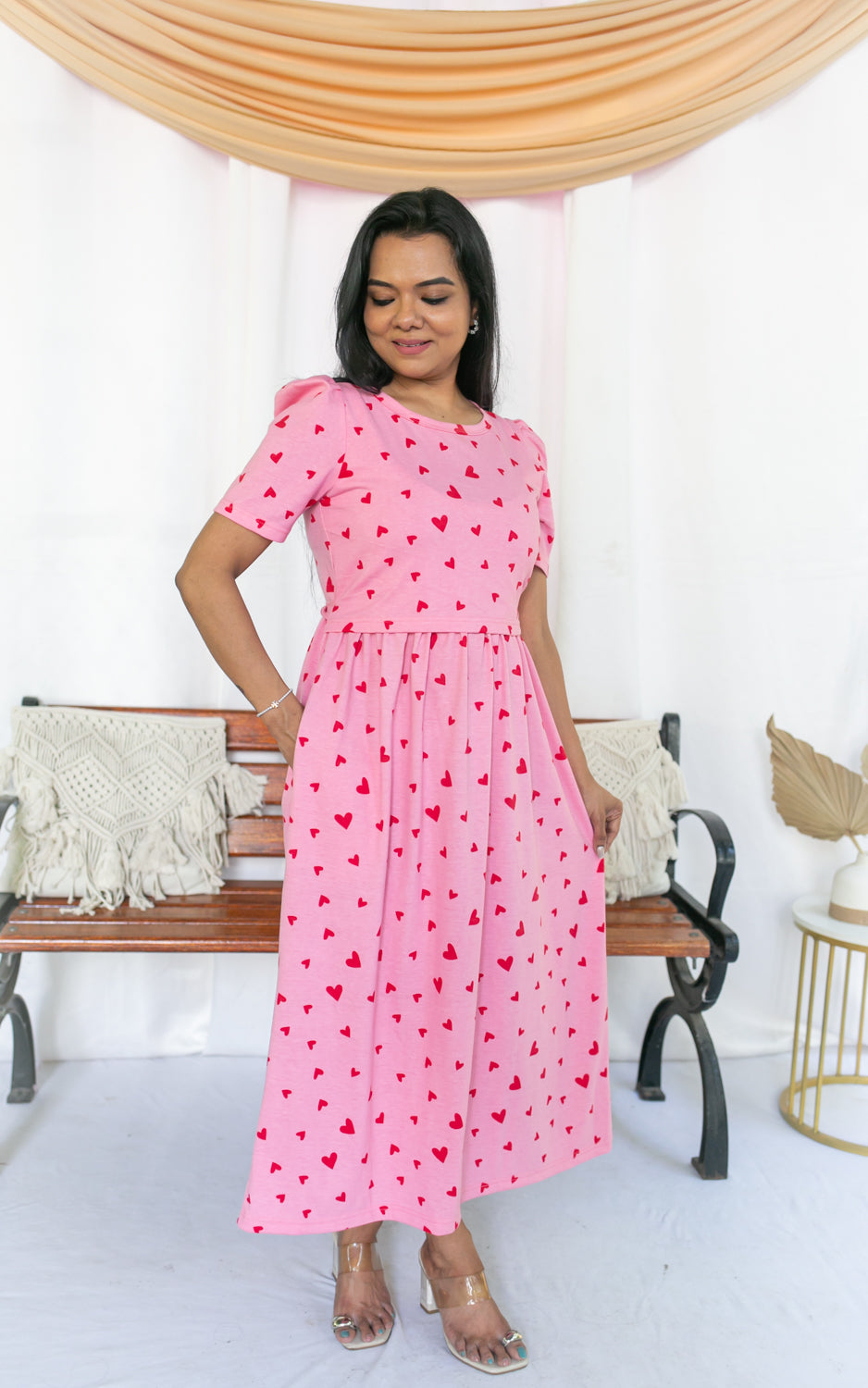 Pink Crush Zipless Feeding Dress