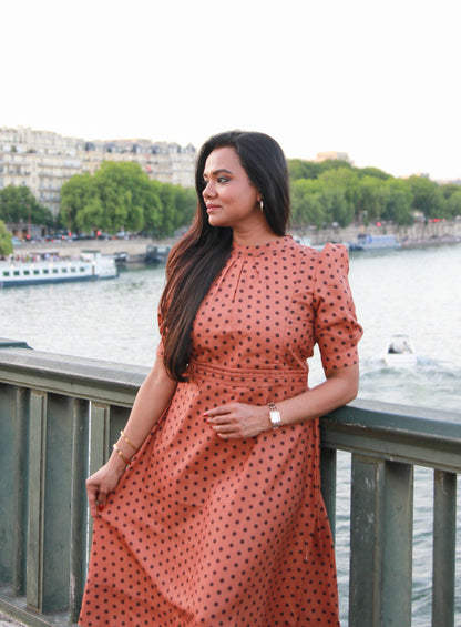 My Chocolate Latte Maternity Feeding Dress