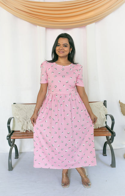 Playful Panda Zipless Feeding Dress