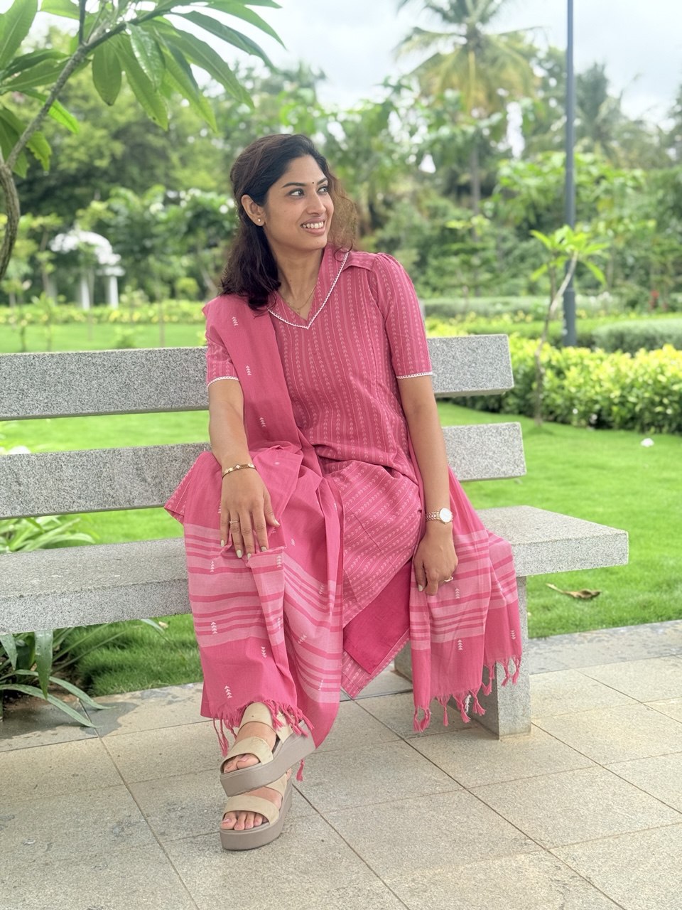 Paint me pink Maternity Feeding Salwar Set