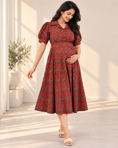 Zariya maternity feeding dress