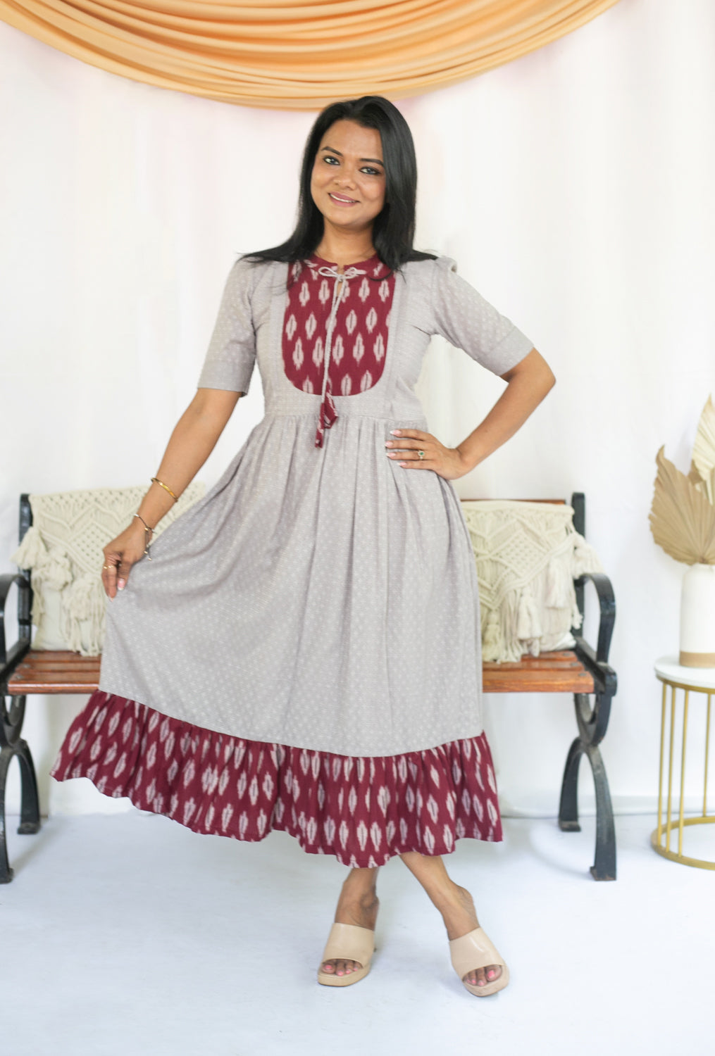 Grey Matter Maternity Feeding Dress