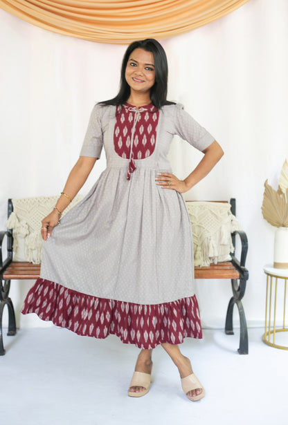 Grey Matter Maternity Feeding Dress